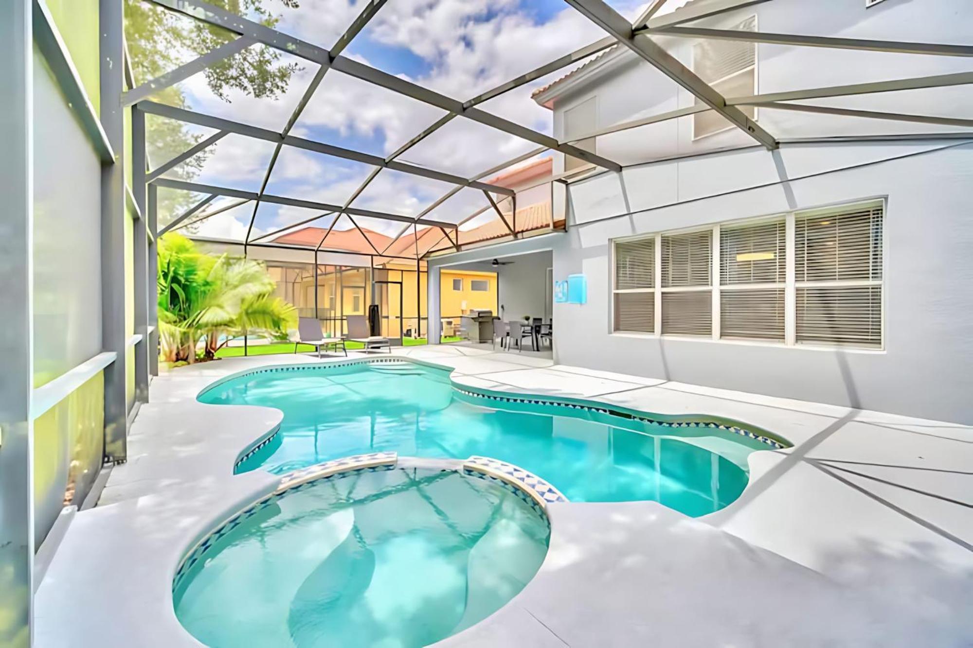 6Br Resort Home Near Disney - With Private Pool Hot Tub And Games Room Kissimmee Kültér fotó