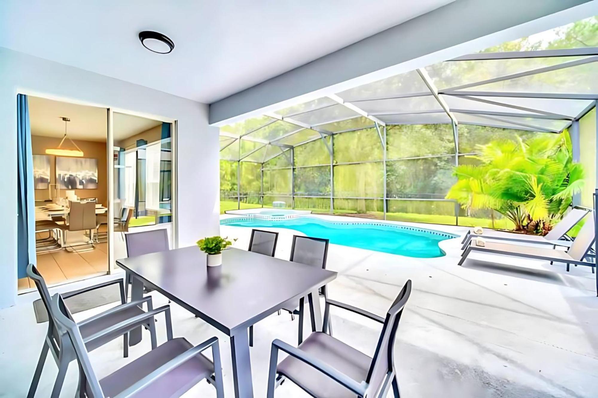 6Br Resort Home Near Disney - With Private Pool Hot Tub And Games Room Kissimmee Kültér fotó
